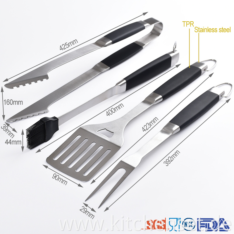 4 Pcs Bbq Grill Accessories set